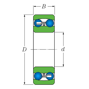 Подшипник 1203 Схема
